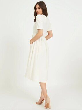 Suzy Shier Linen Summer Dress